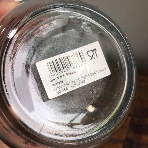 Clear glass pitcher NWT - Picture 4 of 6